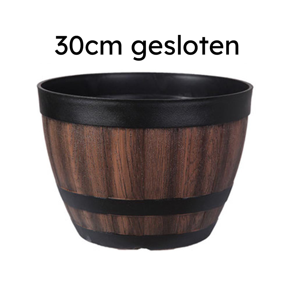 InnoPot™ | Retro plantenpot met creatief 'vat' ontwerp