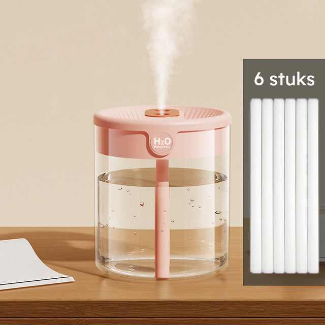 H₂O Humidifier™ 2L mét vochtmeter | Incl. gratis filters