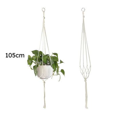 Handgemaakte Macrame plantenhangers | 5 Varianten
