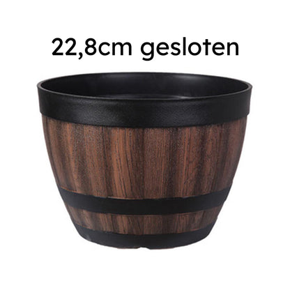 InnoPot™ | Retro plantenpot met creatief 'vat' ontwerp