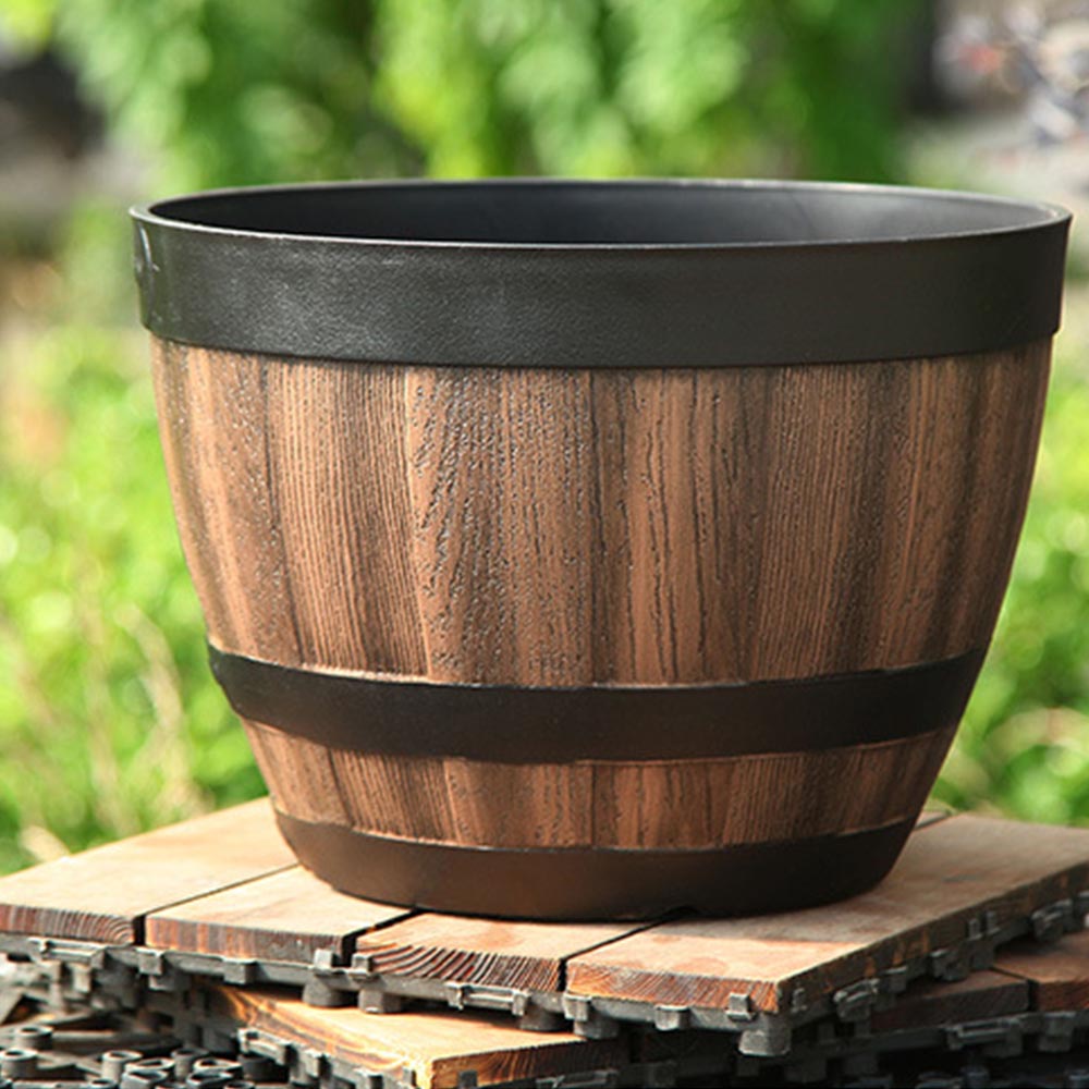 InnoPot™ | Retro plantenpot met creatief 'vat' ontwerp