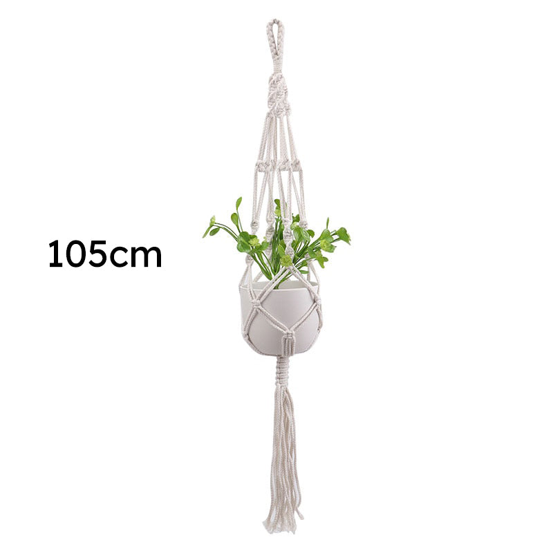 Handgemaakte Macrame plantenhangers | 5 Varianten