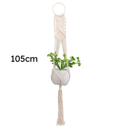 Handgemaakte Macrame plantenhangers | 5 Varianten