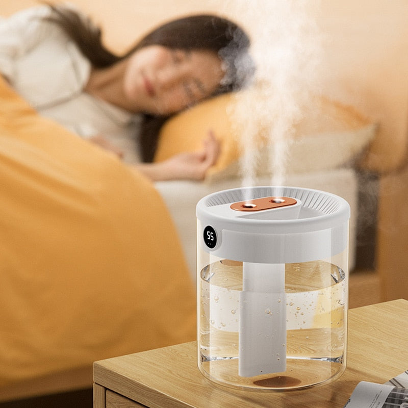 H₂O Humidifier™ 2L mét vochtmeter | Incl. gratis filters