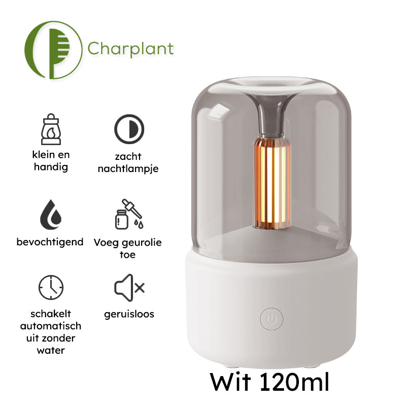 Zen Air™ bevochtiger met olielamp model