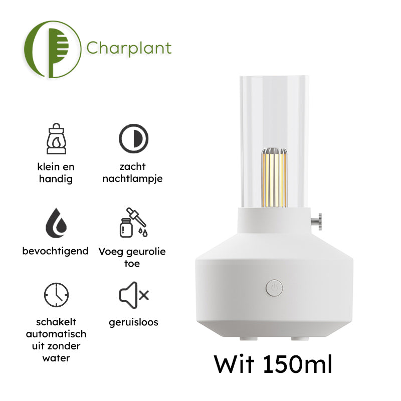 Zen Air™ bevochtiger met olielamp model