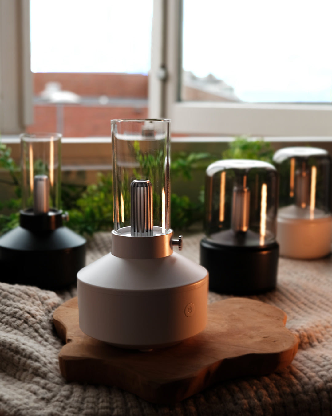 Zen Air™ bevochtiger met olielamp model